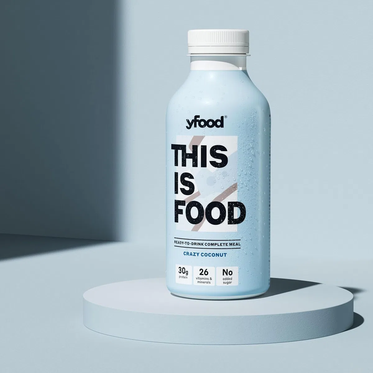yfood Drink Crazy Coconut, Leckere Trinkmahlzeit für unterwegs, THIS IS FOOD Drink, 33g Protein, 26 Vitamine und Mineralstoffe, 6 x 500ml, Geschmack Kokosnuss, inkl. 1,50 € Pfand