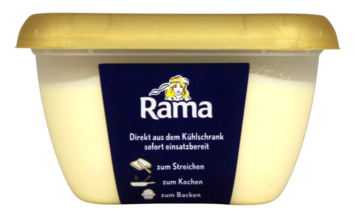 Rama Margarine mit Butter ungesalzen, 8er Pack (8 x 225g)