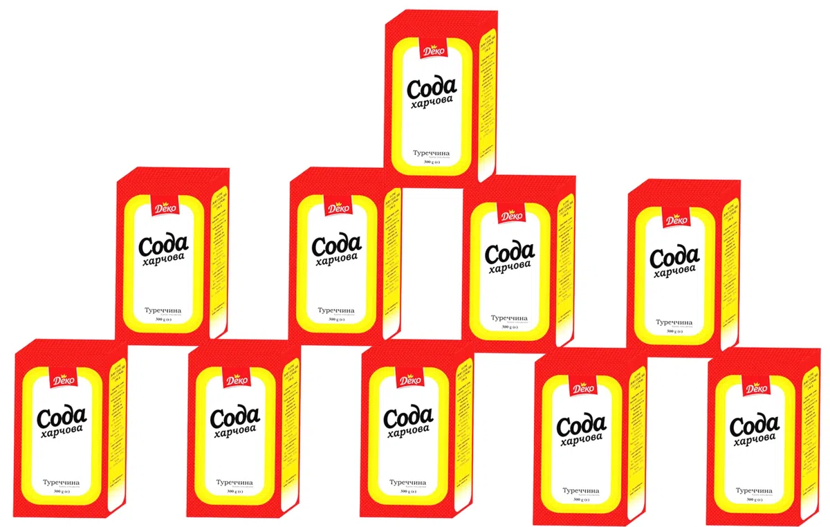 Soda Pulver 10er Pack (10 x 300g) Backsoda Natron Natriumhydrogencarbonat