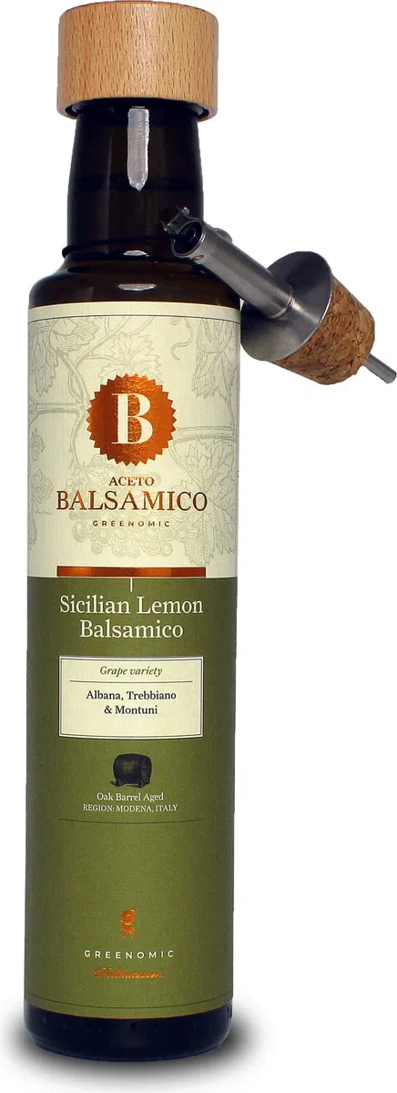 Aceto Balsamico Sicilian Lemon Balsamico 250 ml (inkl. Ausgießer) [SET]