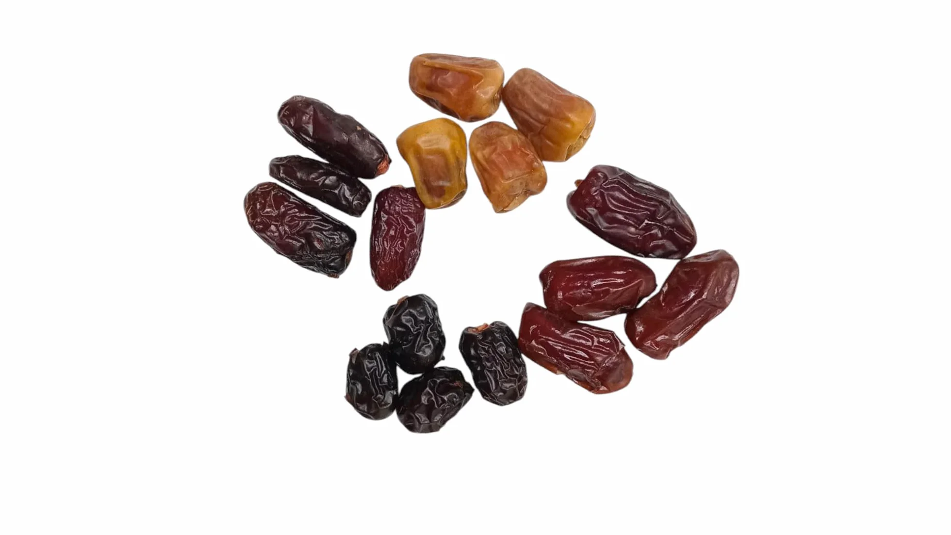 Tomoor Premium-Dattel-Mischbox, 2kg, Ajwa, Safawi, Khodari und Sukkari Datteln aus Saudi-Arabien, Natürliche Energiequelle