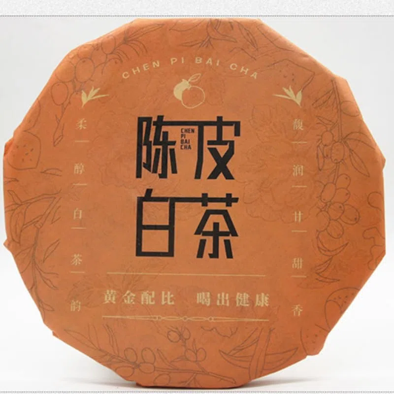 150g Weißer Tee mit Mandarinenschale Pu'er Tee China Original Puerh Tee Guter Tee Natürlicher Bio Puer Tee Grünes Essen ohne Zusatzstoffe Puerh Tee