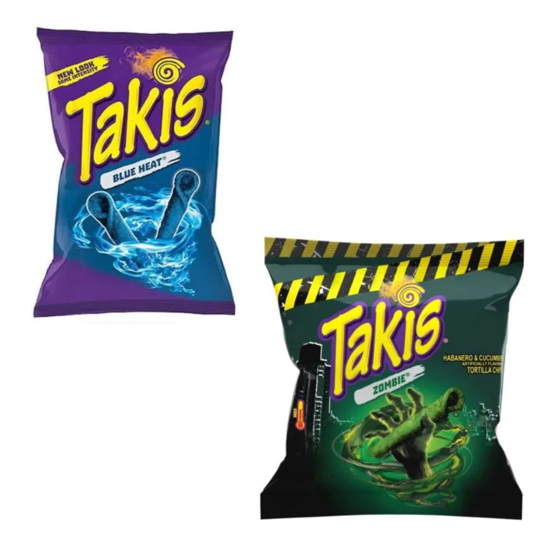 HEART FOR CARDS Takis Doppelpack: 2x92g - 1 Blue Heat und 1 Takis Special Edition Zombie+ Heartforcards Versandschutz