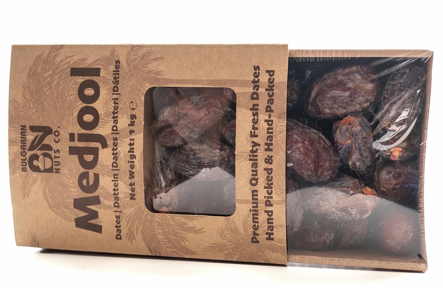 1 kg Frische Medjool-Datteln mit Kern – Groß, natürlich süß, ohne Zuckerzusatz, 100% pur und natürlich, frei von Zusatz- und Konservierungsstoffen – weicher, saftiger und energiereicher Snack
