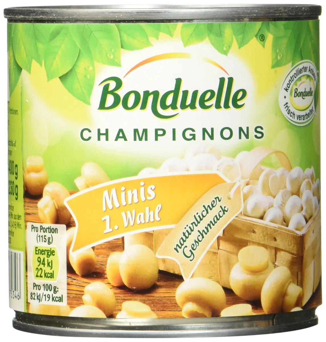 Bonduelle Champig. Minis Feinst.Auslese , 6er Pack (6 x 390 g)