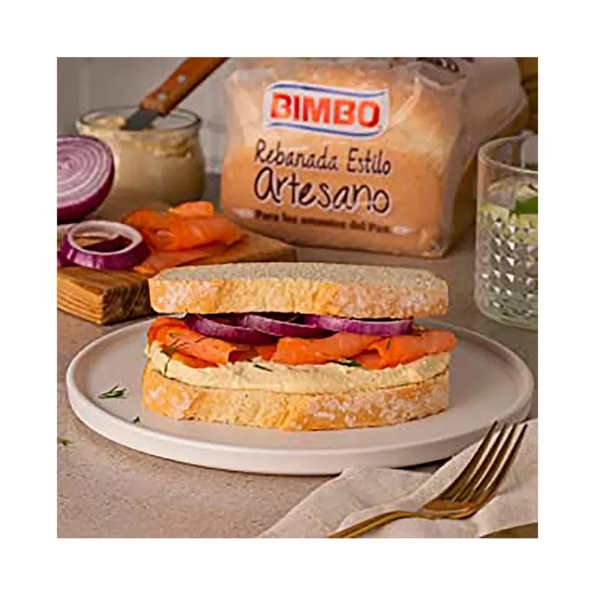 BIMBO Brot im handwerklichen Stil 550 g, 2er-Pack