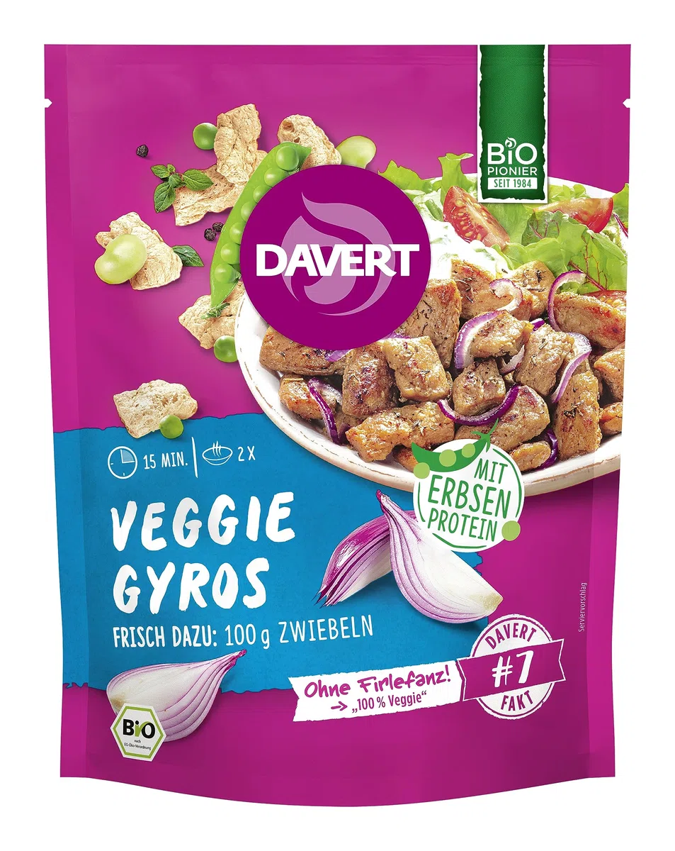 Davert Veggie - Gyros, 68g (6er Pack)