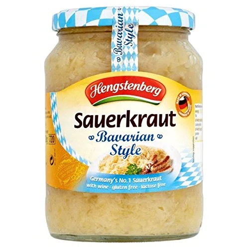 Hengstenberg Bavarian Style Sauerkraut Chucrut 680g, 2 Pack