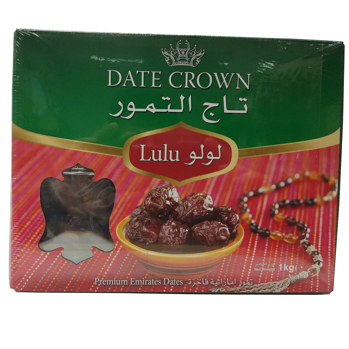 Date Crown - Natürliche arabische Lulu Datteln aus den Emiraten (1000g)