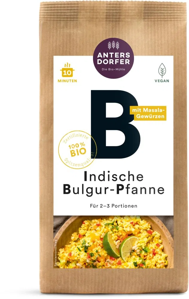 Antersdorfer - Die Bio-Mühle Bio Indische Bulgur-Pfanne (6 x 150 gr)
