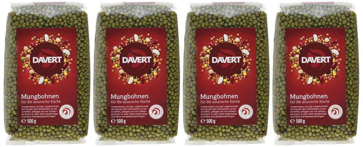 Davert Mungbohnen,4er Pack