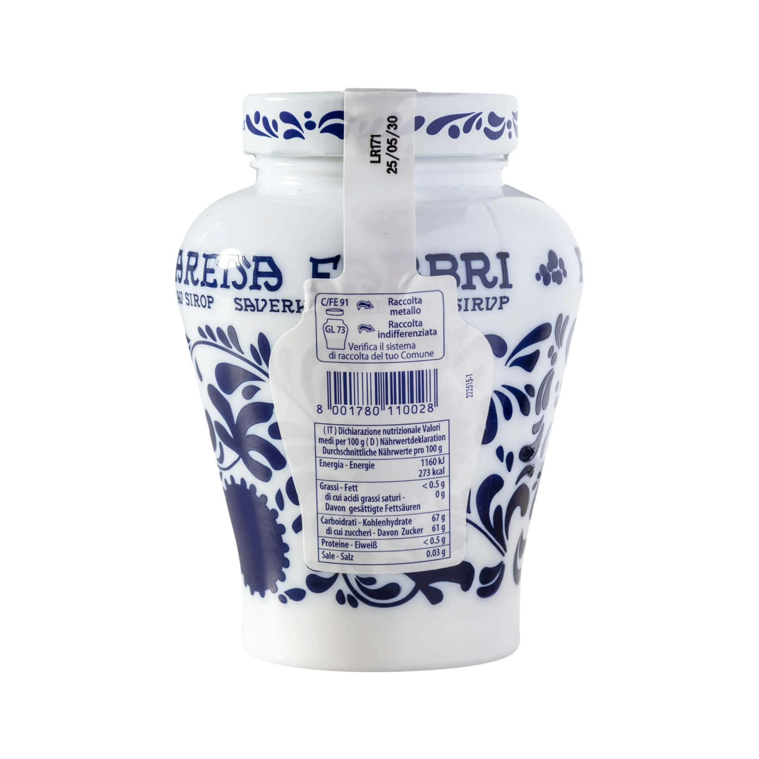 Fabbri Amarenakersen 600g Becher (Amarena Kirschen)