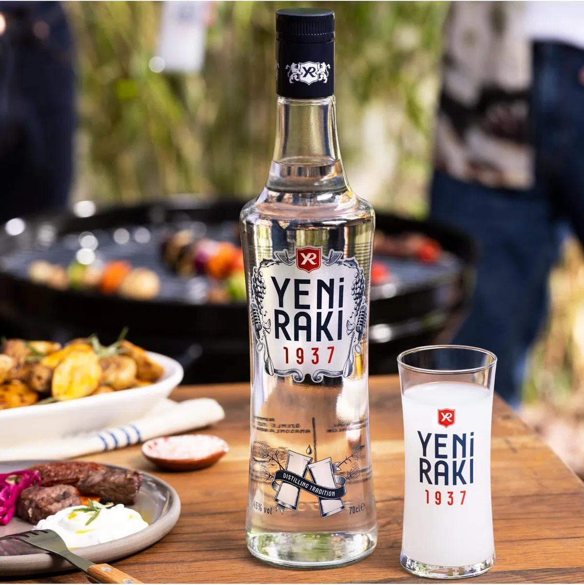 Yeni Rakı 1937 70cl | 45% Vol. | Nr.1 Rakı-Marke der Welt | Premium Türkischer Anislikör | 500 Jahre Rakı-Kultur | Preisgekrönt | Ideal für Rakı-Cocktails | Made in Türkiye, Hergestellt in der Türkei
