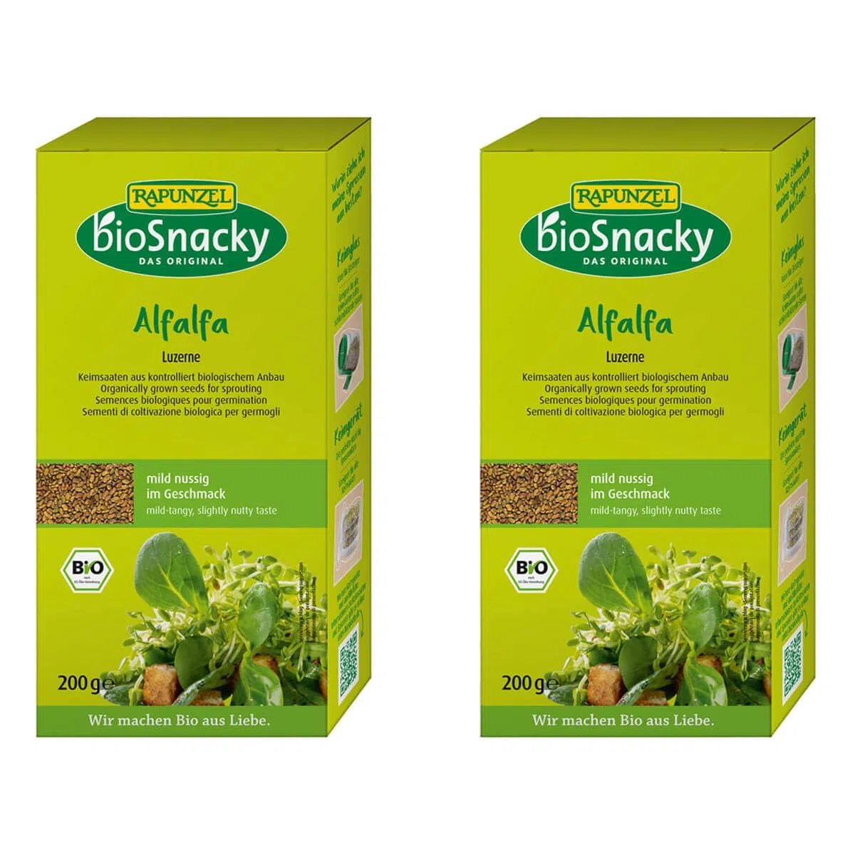 Rapunzel Alfalfa Luzerne bioSnacky (2 x 200 gr)