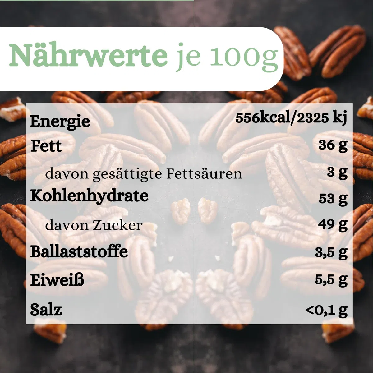 1001 Frucht Pekannüsse Karamellisiert - Knusprige Nüsse Mit Natürlichem Karamellüberzug (500g)