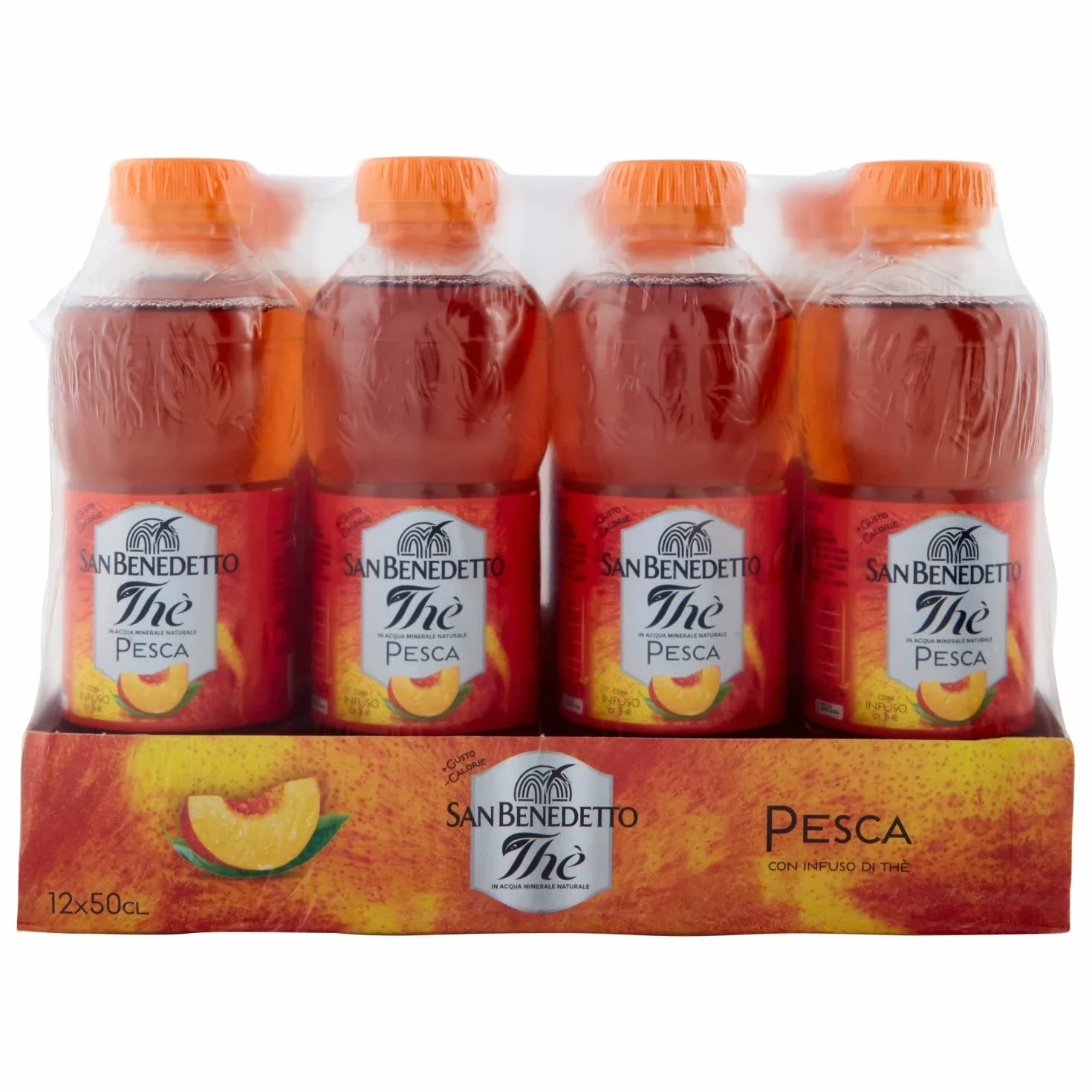 12x San Benedetto The Pesca 'Eistee Pfirsich', 500 ml inkl. Pfand