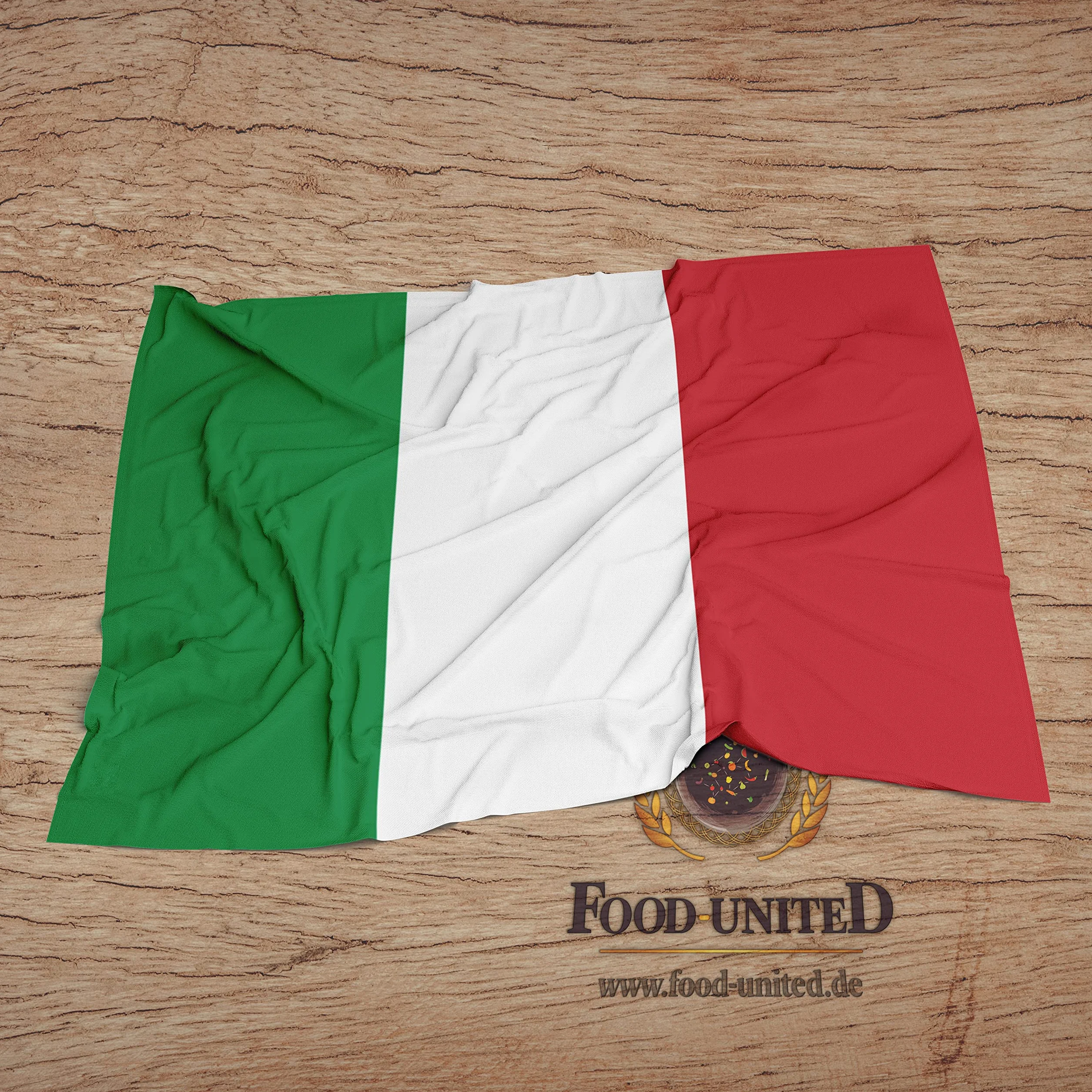 Food-United PECORINO ROMANO DOP Italienischer Schafskäse Hartkäse formaggio-pecorino-tradizionale-italiano ca. 0,5 KG g.U. am Stück mit würzig leicht-pikanten Geschmack (1x 450g)