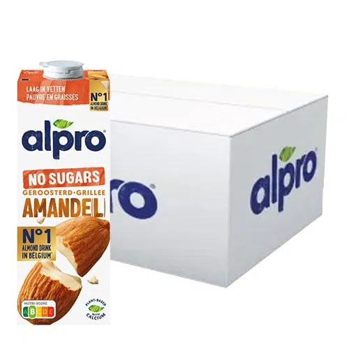 Alpro - mandeldrink Ohne Zucker geröstet - 4x 1L
