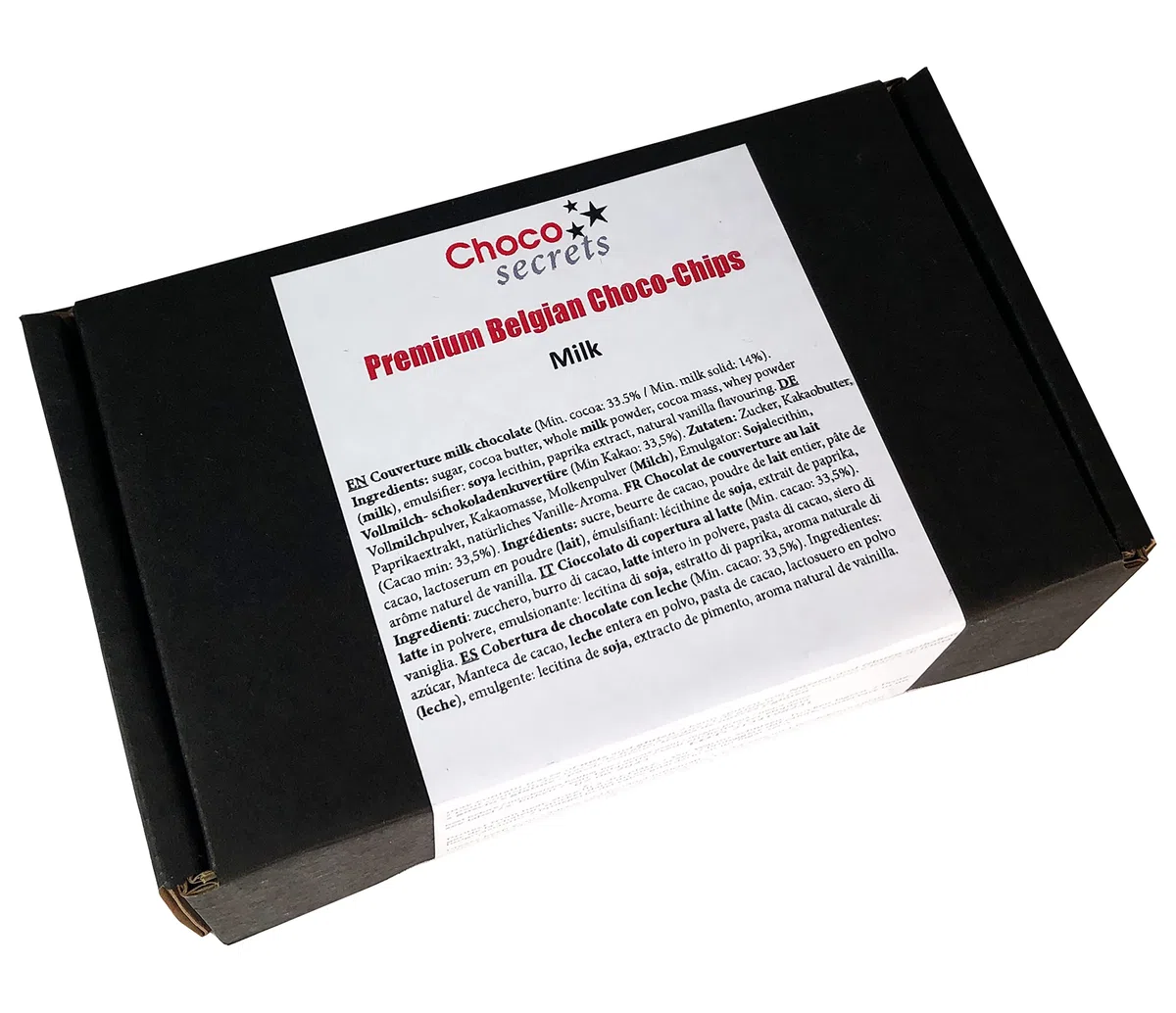 CHOCO SECRETS - 600g Vollmilch Schokolade für Schokobrunnen - Schoko-Fondue Schokolade zum Schmelzen - Chocolate Chips für Schokoladenbrunnen - Belgische Kuvertüre Drops zum Backen - Schoko-Drops