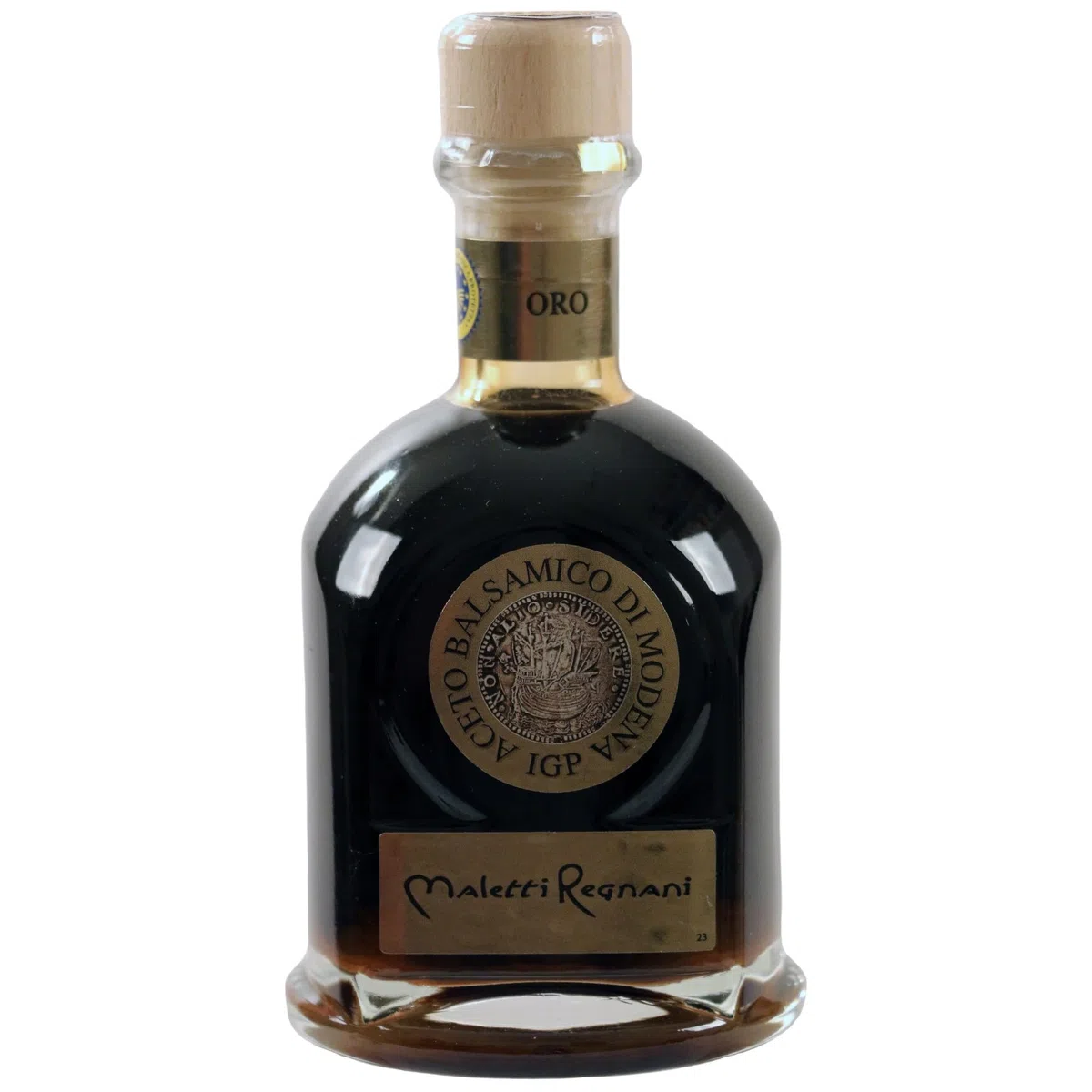 „Oro“ Aceto Balsamico di Modena IGP – 250 ml | Maletti Regnani | Traditionell gereift | Dickflüssig & samtig | Ohne Karamell & Zusatzstoffe | Premium Balsamico Essig aus Italien