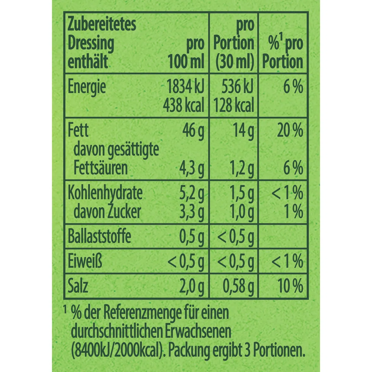 Knorr Salatkrönung Dill-Kräuter für ein leckeres Salatdressing mit natürlichen Zutaten* 5 x 3 Portionen 15 Stück