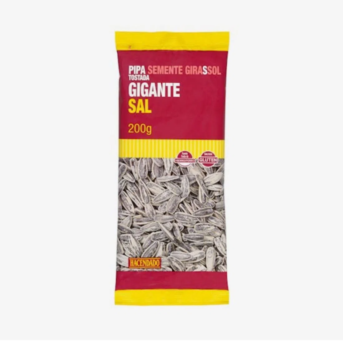 Geröstete Riesen-Sonnenblumenkerne Hacendado mit Salz 6er-Pack