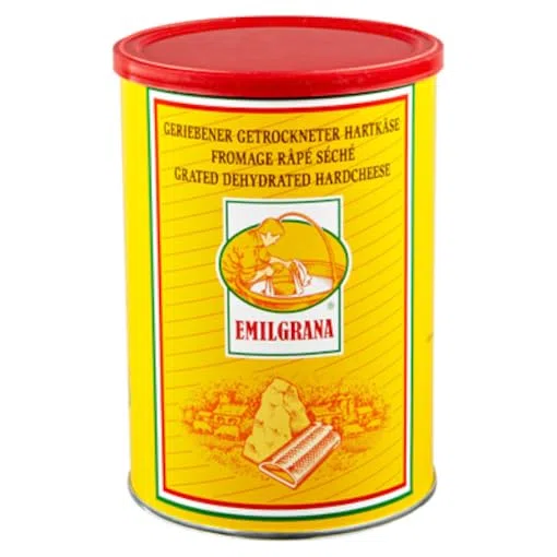Emilgrana Hartkäse gerieben 32% Fett 500 g Dose