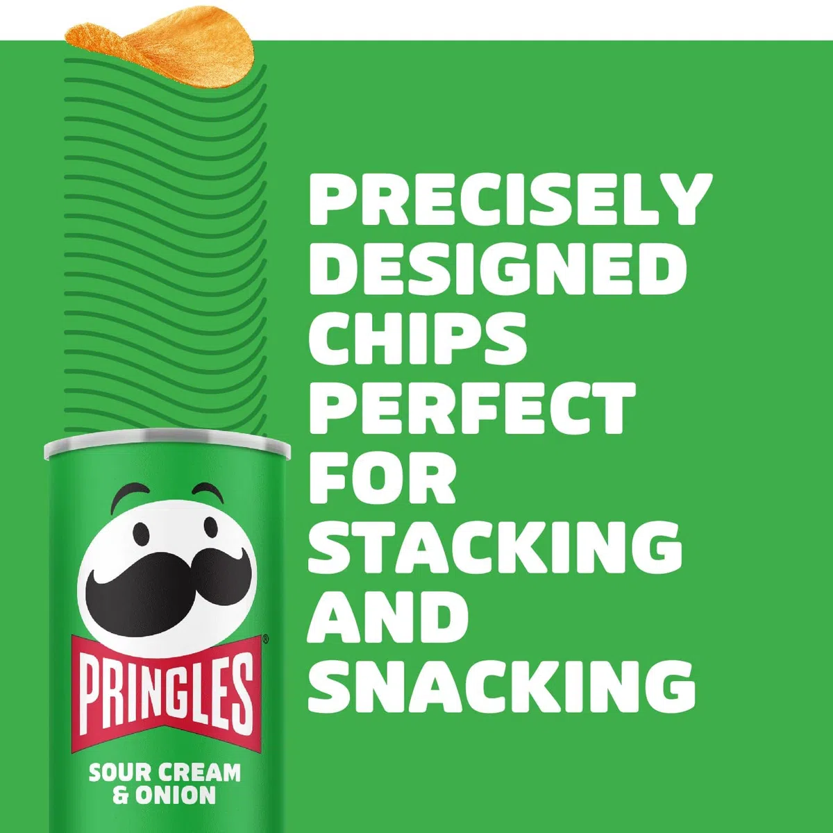 Pringles Sour Cream & Onion (2x 12x 40 g) – der unwiderstehliche Snack-Klassiker in der praktischen Dose – knackige Chips mit - und Zwiebel-Geschmack – Pop. Play. Eat.