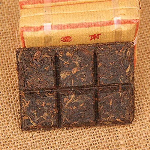Ältester chinesischer Puer Tee Pu er Tee zum Abnehmen natürliche grüne Nahrung 50g (0.11LB) Pu'er Tee Schwarzer Tee Chinesischer Tee Reifer Tee Puerh Tee Pu-erh Tee Pu erh Tee gekochter Tee Roter Tee