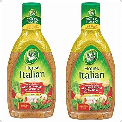 Wish Bone House Italienischer Verband, 2 Stück, 425 ml Flaschen