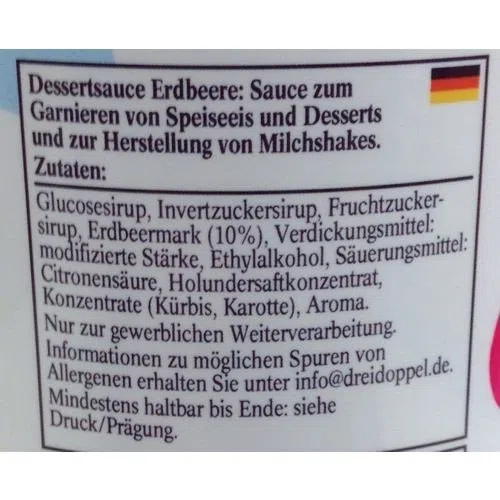 Gelatop Erdbeerflip (1kg Flasche)