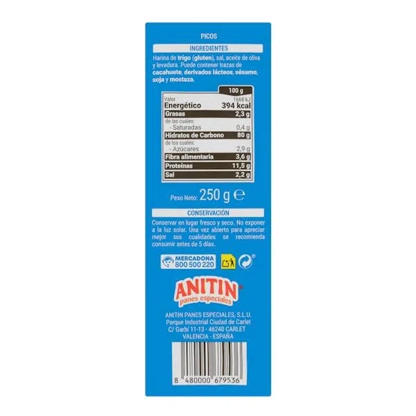 Rustikale Picos Camperos – 3 x 250 g, Knusprige Brotsticks
