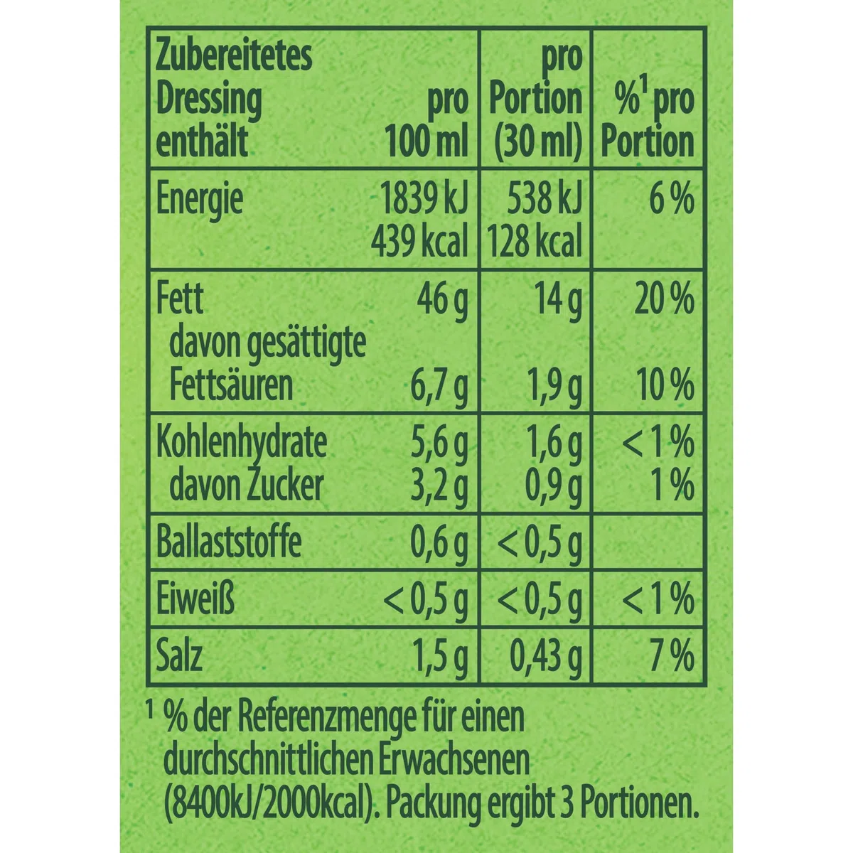 Knorr Salatkrönung Griechische Art für leckeres Salatdressing mit natürlichen Zutaten* 15x 52 ml