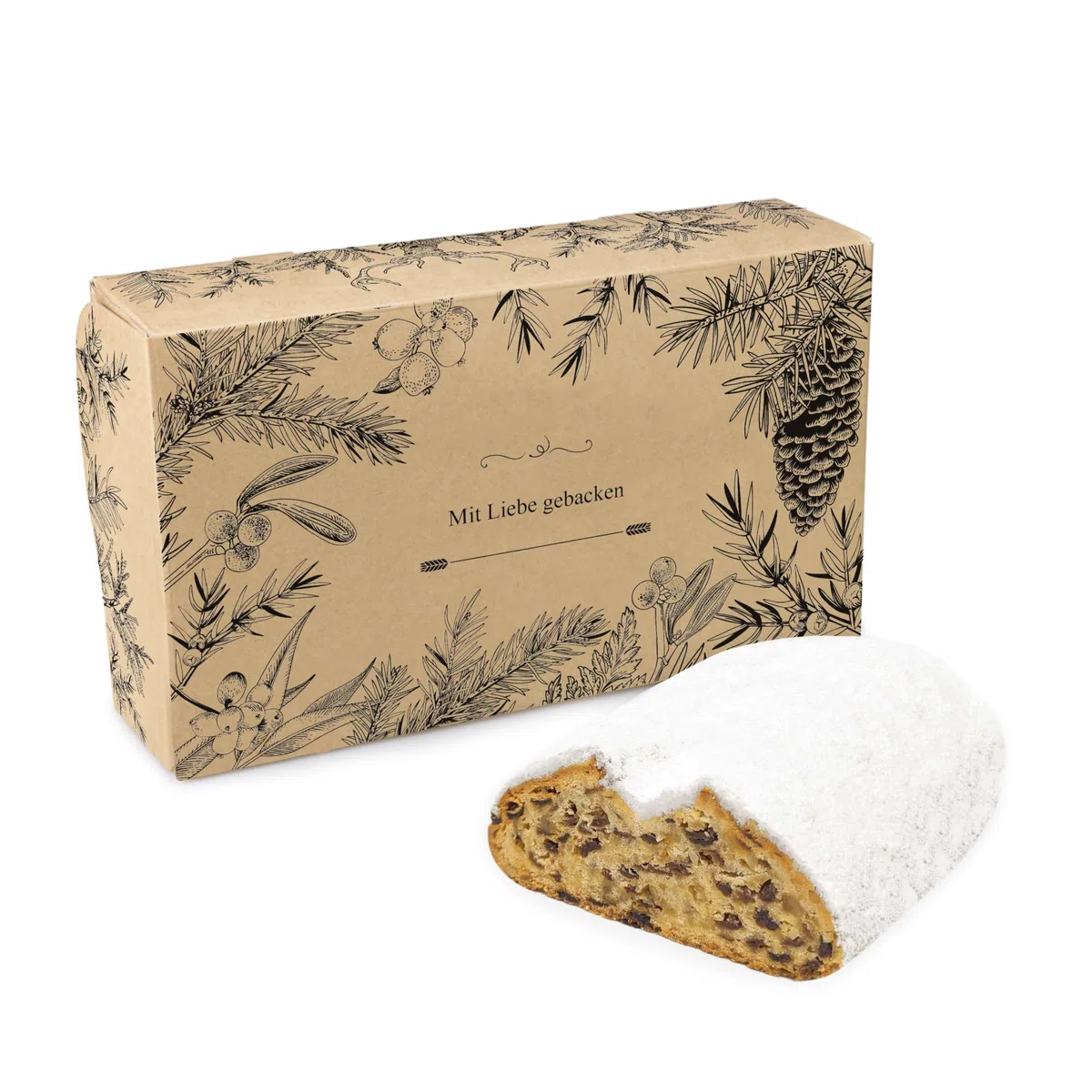 Bäckerei Spiegelhauer Bio Stollen vegan 1 kg lactosefrei
