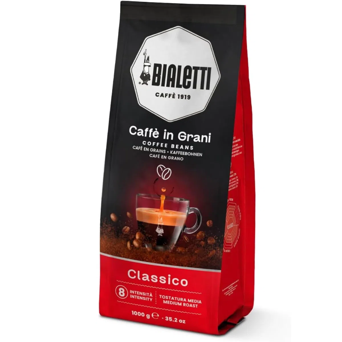 Bialetti Expert Grains, Classico-Kaffeebohnen, 1 KG