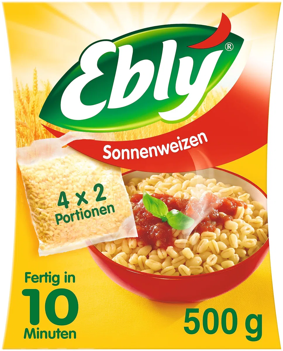 EBLY® Sonnenweizen Kochbeutel 10 Minuten 6x500g
