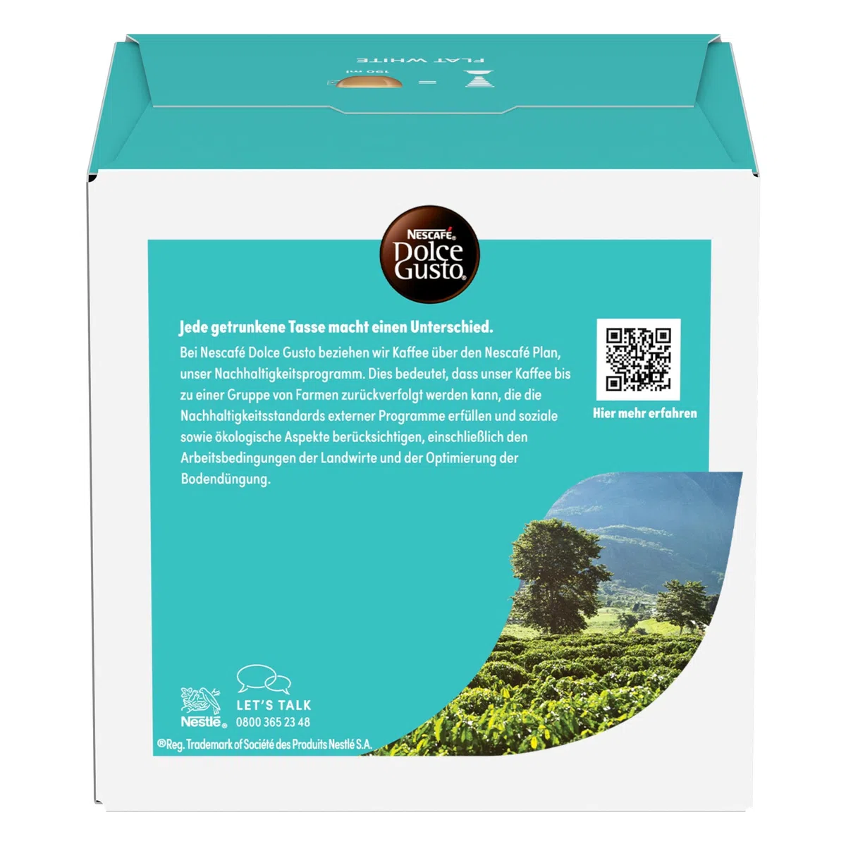 NESCAFÉ DOLCE GUSTO Flat White Kaffeekapseln (3 x 16 Kapseln)