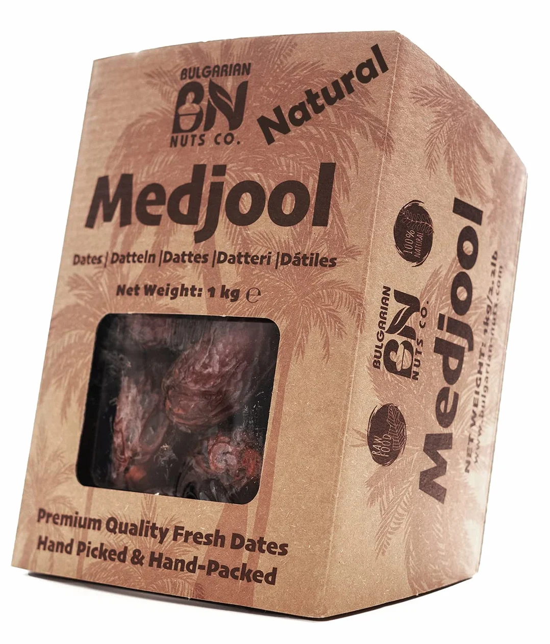 1 kg Frische Medjool-Datteln mit Kern – Groß, natürlich süß, ohne Zuckerzusatz, 100% pur und natürlich, frei von Zusatz- und Konservierungsstoffen – weicher, saftiger und energiereicher Snack
