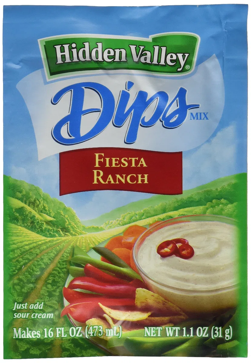 4x Hidden Valley Dip Mix, Fiesta Ranch Dip aus den USA
