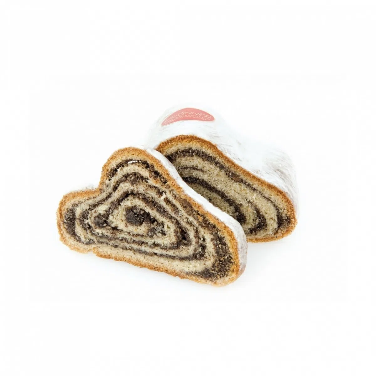 Krönner Mohn Stollen 500 g – Traditionelles Gebäck für die Festtage – Leckere Christstollen ohne künstliche Zusatzstoffe – Handgemachtes Weihnachtsgebäck in Premium-Qualität