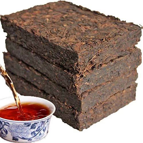 Tee 250g (0.55LB) Puerh Ziegel Chinesischer Reifer Shu Cha Pu'erh Alte Bäume gekochter Roter Tee