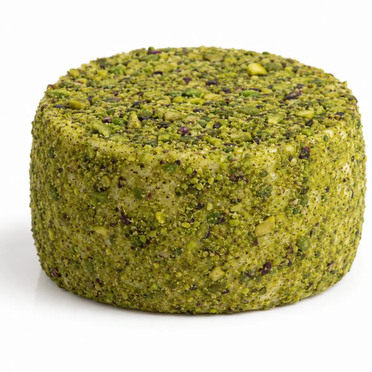 Pistazienkäse | Ziegen- und Schafskäse | Typisch sizilianisch | 450g | Verfeinert in der Kruste mit Olivenöl und Pistazien