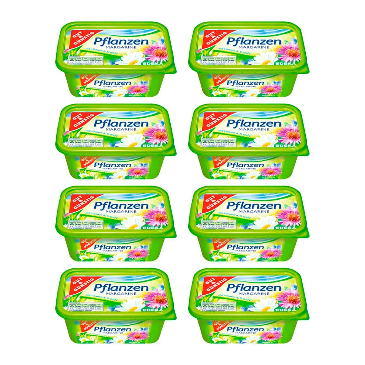 Gut und G?nstig Pflanzenmargarine 8x500g