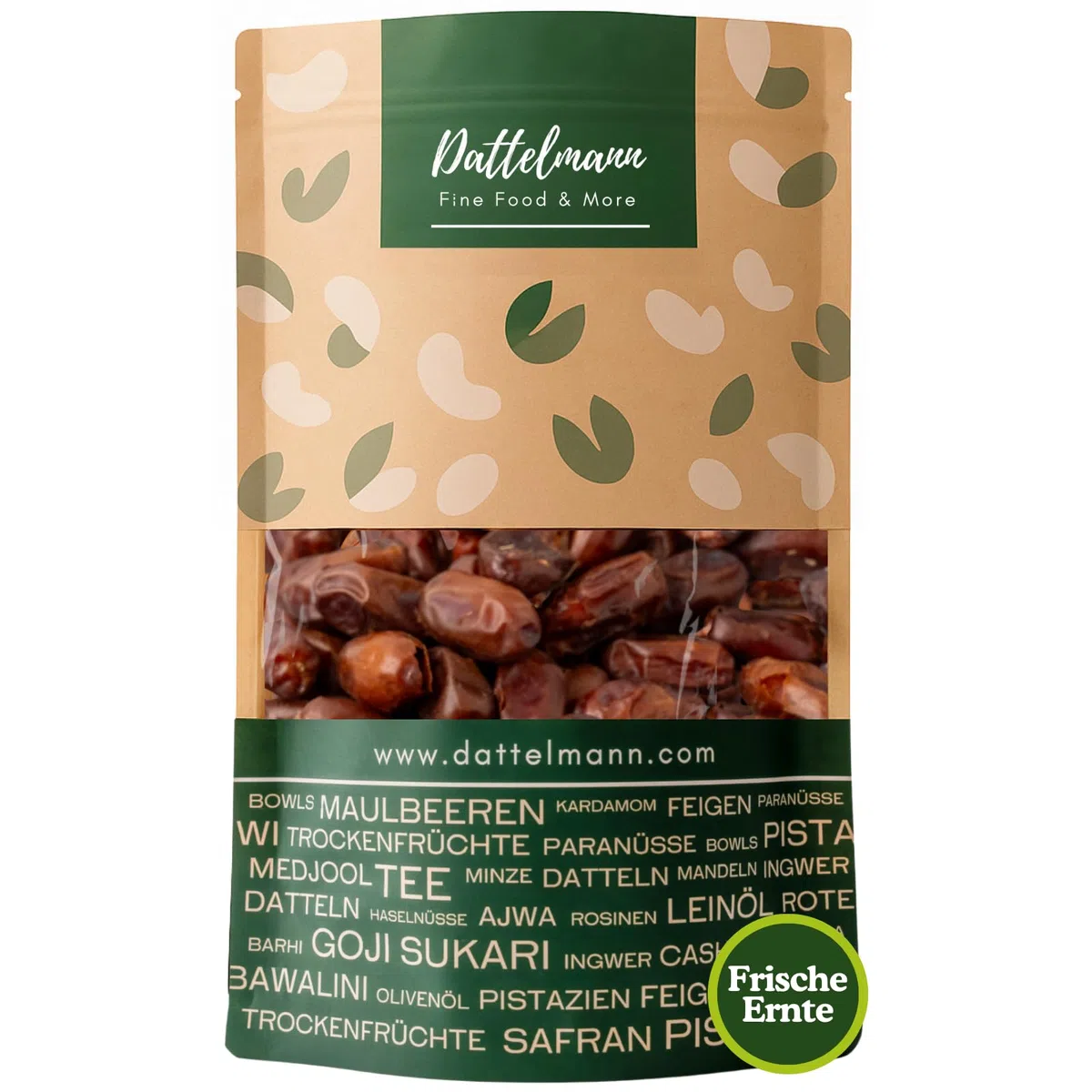 DATTELMANN® - Khidri Datteln 800g - aus Saudi Arabien - Naturbelassen - Frische Ernte - Premium Trockenfrüchte