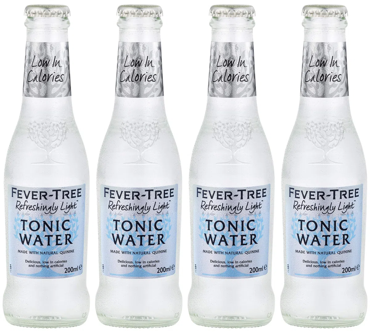 Fever Tree Naturally Light Indian Tonic Water 4 X 200ML