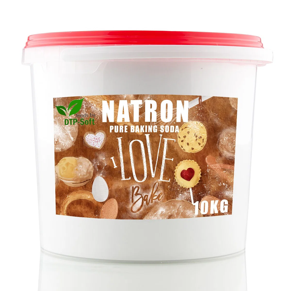 Natriumhydrogencarbonat Baking Soda Natriumsalz| Natron E500 in Eimer TOP (10kg)