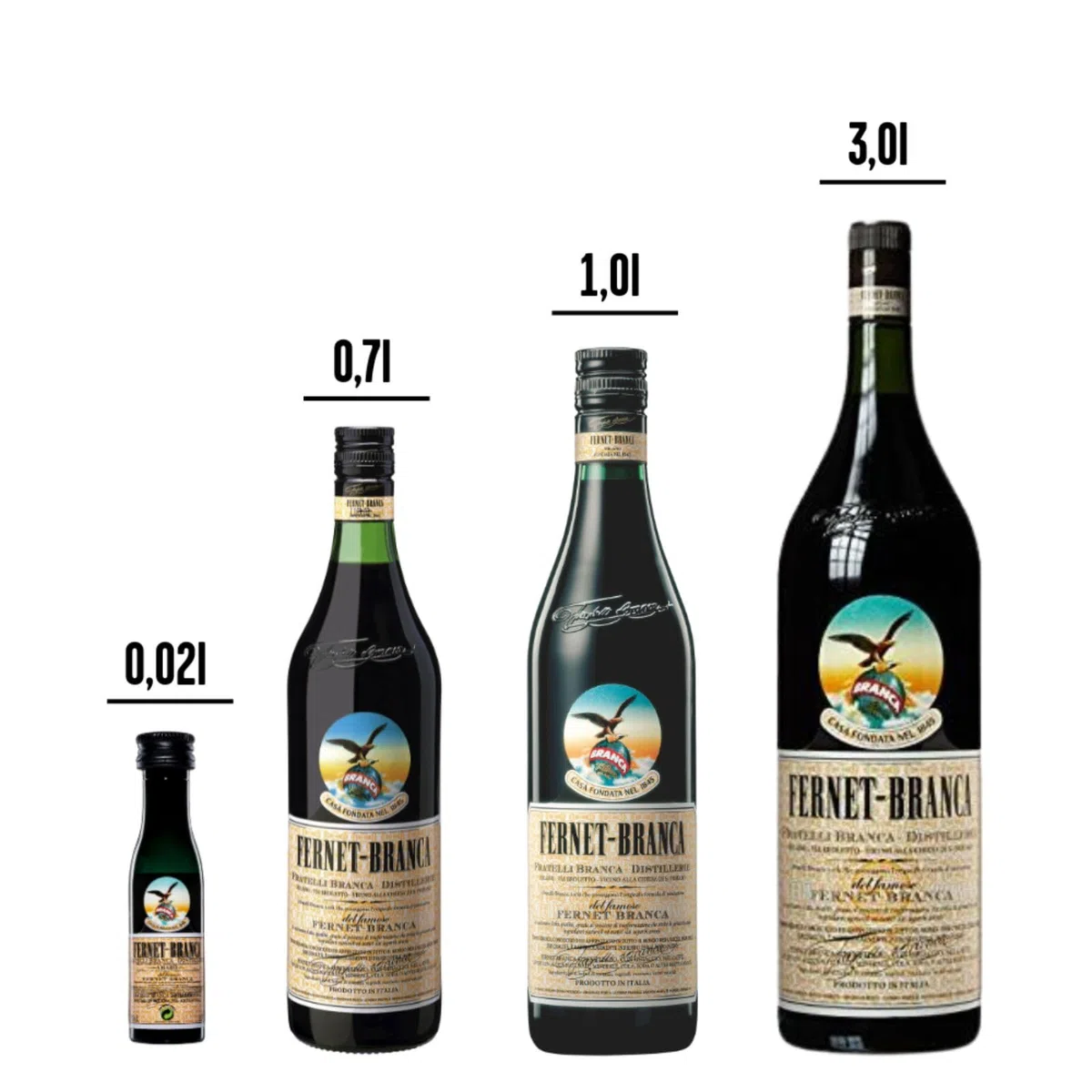Fernet Branca - Italienischer Magenbitter mit 35% Alkohol (1 x 0,7l)
