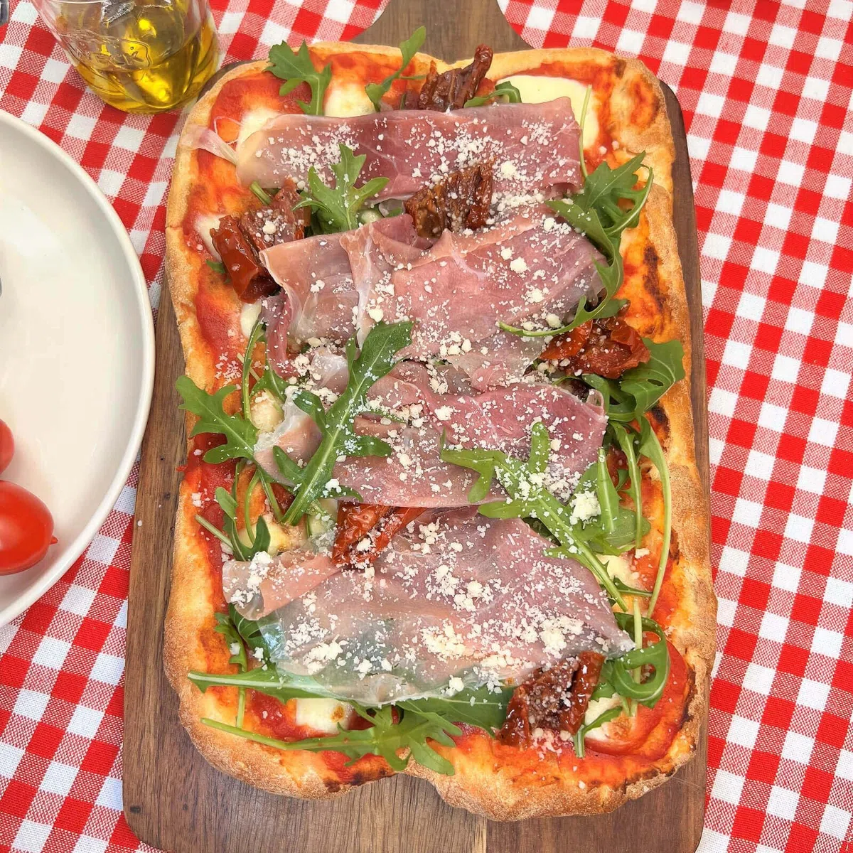 Locawo High Protein & Low Carb Pizza Boden 2 Stück | Pizza Basis | 71% weniger Kohlenhydrate | Doppelte Proteine | 89% weniger Fett | Voller Weizengeschmack | Vegan