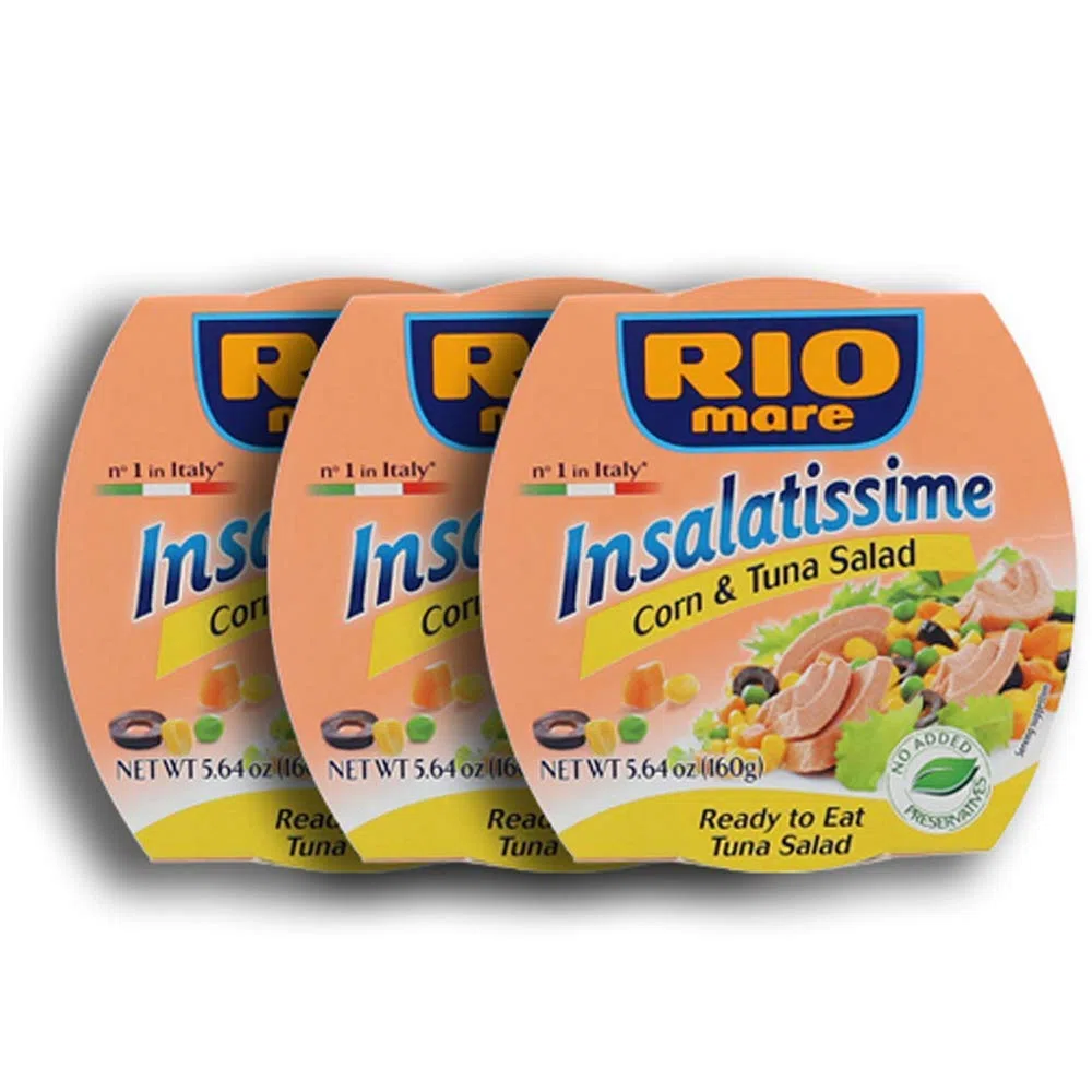 3 Rio Mare Salat in Dosen, 3 x 160 g (480 g)