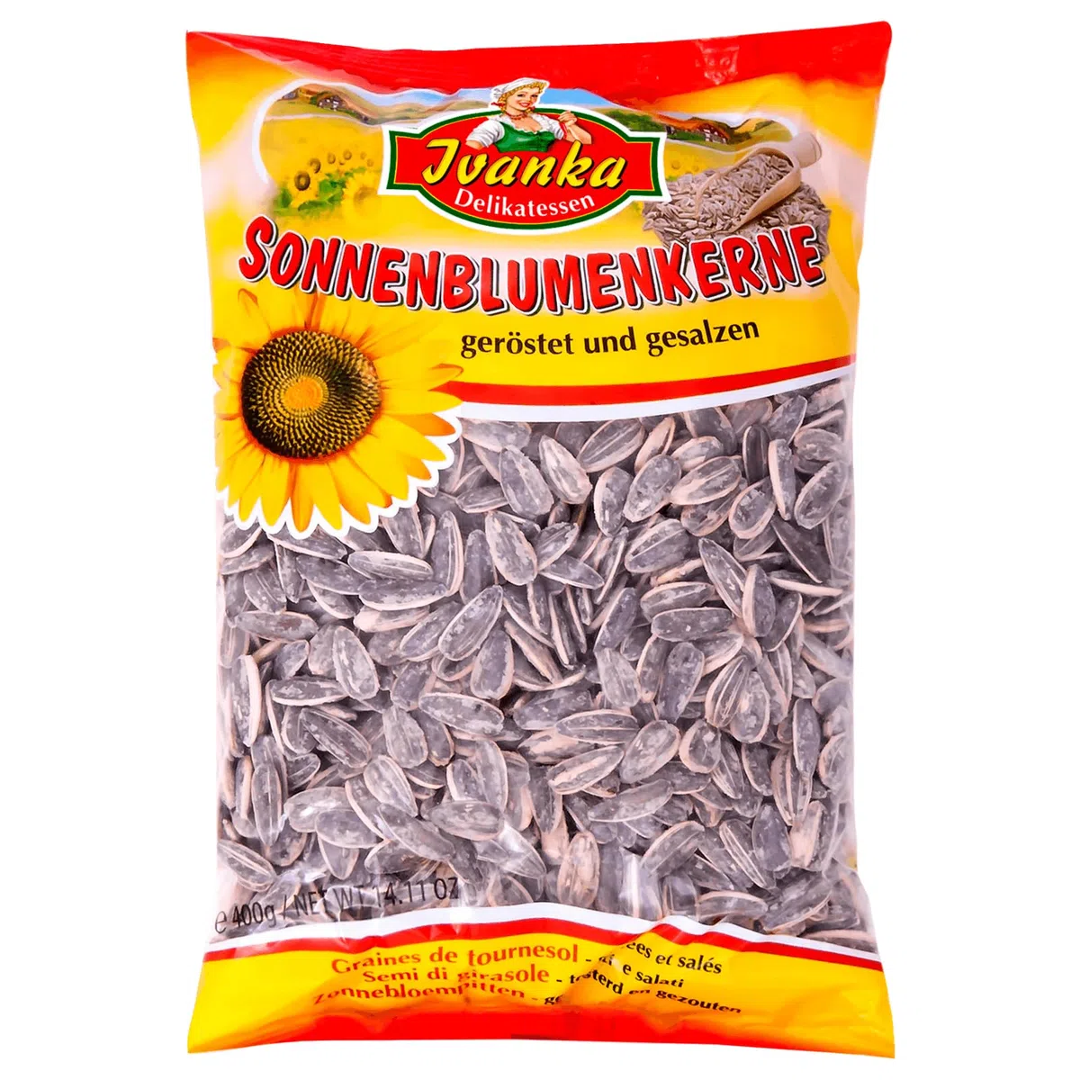 Sonnenblumenkerne geröstet und gesalzen 5 x 400g